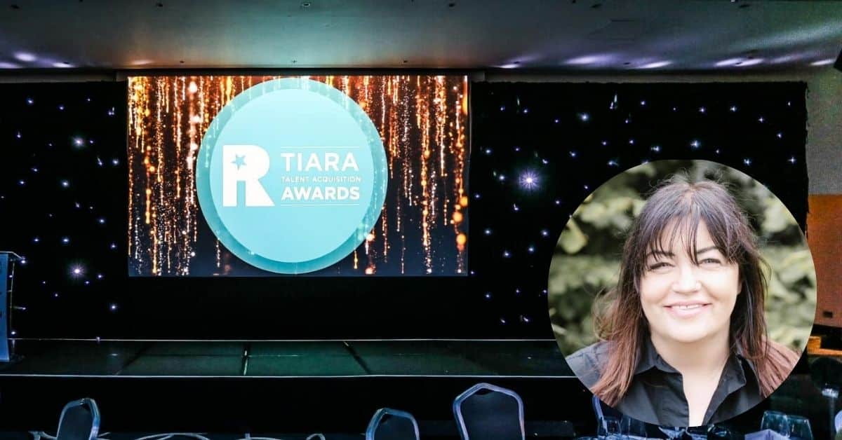 TIARA TA awards image with Sarah Callery